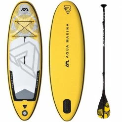 Aqua Marina Vibrant SET 8'0'' SUP-Set Yellow/White Kinder