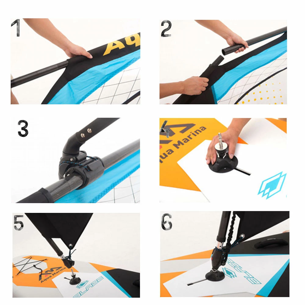 Aqua Marina Blade ISUP-Segel Black/Orange Damen, Herren 4 Aqua Marina Blade ISUP-Segel Black/Orange Damen, Herren – Bild 4