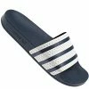 Adidas Originals Adilette Badelatschen Adiblue/White Damen, Herren