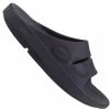 Oofos Ooahh Sport Regenerations-Schlappen Matte Black Damen, Herren
