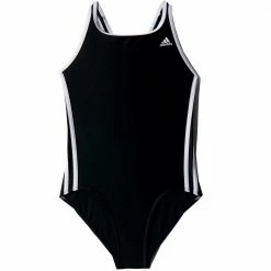 Adidas Performance Infinitex 3-Stripes Badeanzug Black/White Kinder