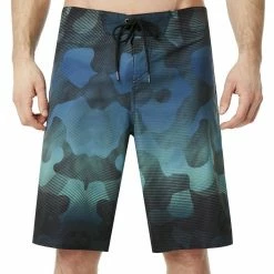 Oakley Bundoran Biscuit Camo Boardshorts Flash Blue Herren