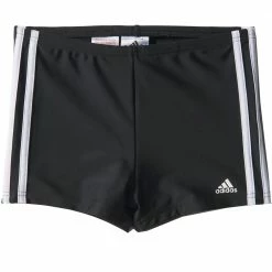 Adidas Performance 3 Stripes Badehose Black/White Kinder