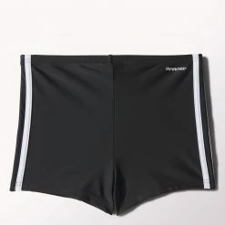 Adidas Performance 3 Stripes Badehose Black/White Kinder -Aqua Marina Shop unnamed file 2095