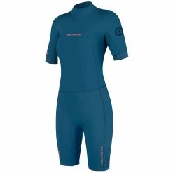 Neilpryde 2/2 Spark Shorty BZ Springsuit Neoprener Petrol Blue/Coral Damen