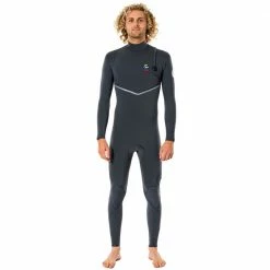 Rip Curl E-Bomb 4/3 ZF Searchers Neoprener Charcoal Herren