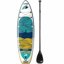 F2 Seaside Kids SET 8'2'' Stand Up Paddle Board Blue/Yellow Kinder