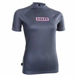 ION Promo Rashguard Shortsleeve Wassershirt Steel Blue Damen