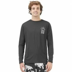 Picture Damien Longsleeve Surf Surfshirt Black Herren