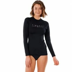 Rip Curl Golden Rays UV Longsleeve Surf-Shirt Black Damen