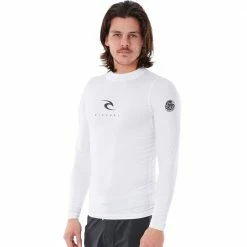 Rip Curl Corps UV Longsleeve Longshirt White Herren