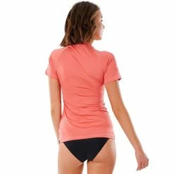 Rip Curl Golden Rays UV Shortsleeve Surfshirt Coral Damen -Aqua Marina Shop unnamed file 2351