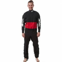 Lightboardcorp Race II Halfzip Dry Suit SUP-Sportanzug Black/Red Herren