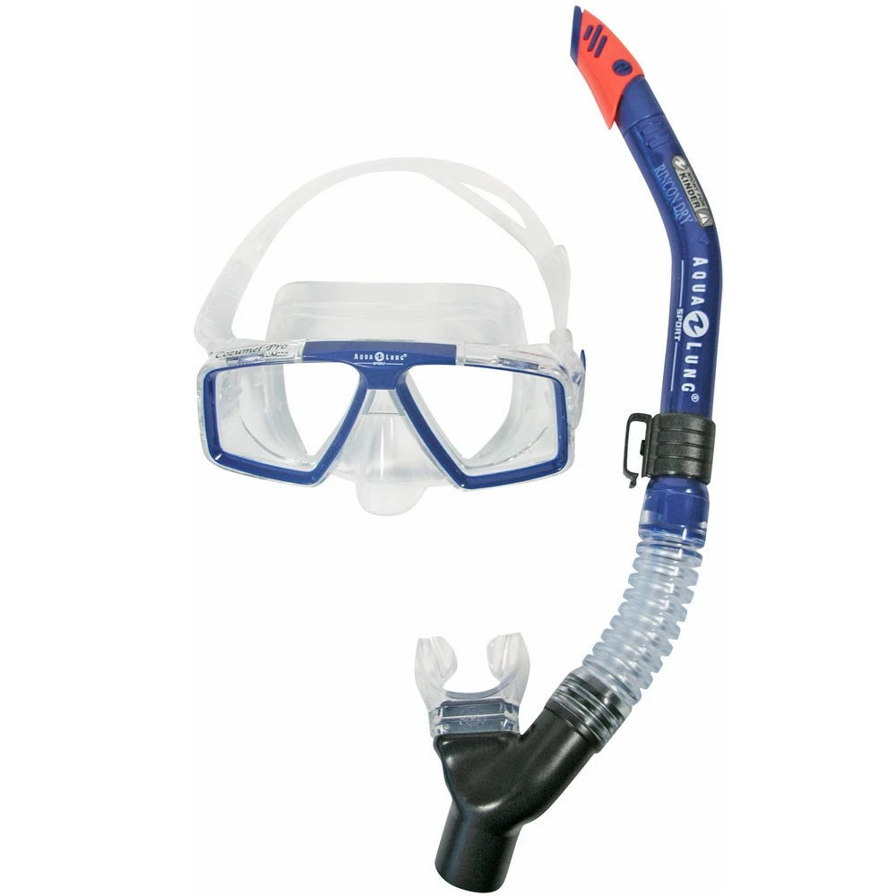 Aqua Lung Cozumel Pro Schnorchelset Blue Damen, Herren 1 Aqua Lung Cozumel Pro Schnorchelset Blue Damen, Herren
