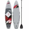 F2 Ride 10'5'' SET Stand Up Paddleboard Red Damen, Herren