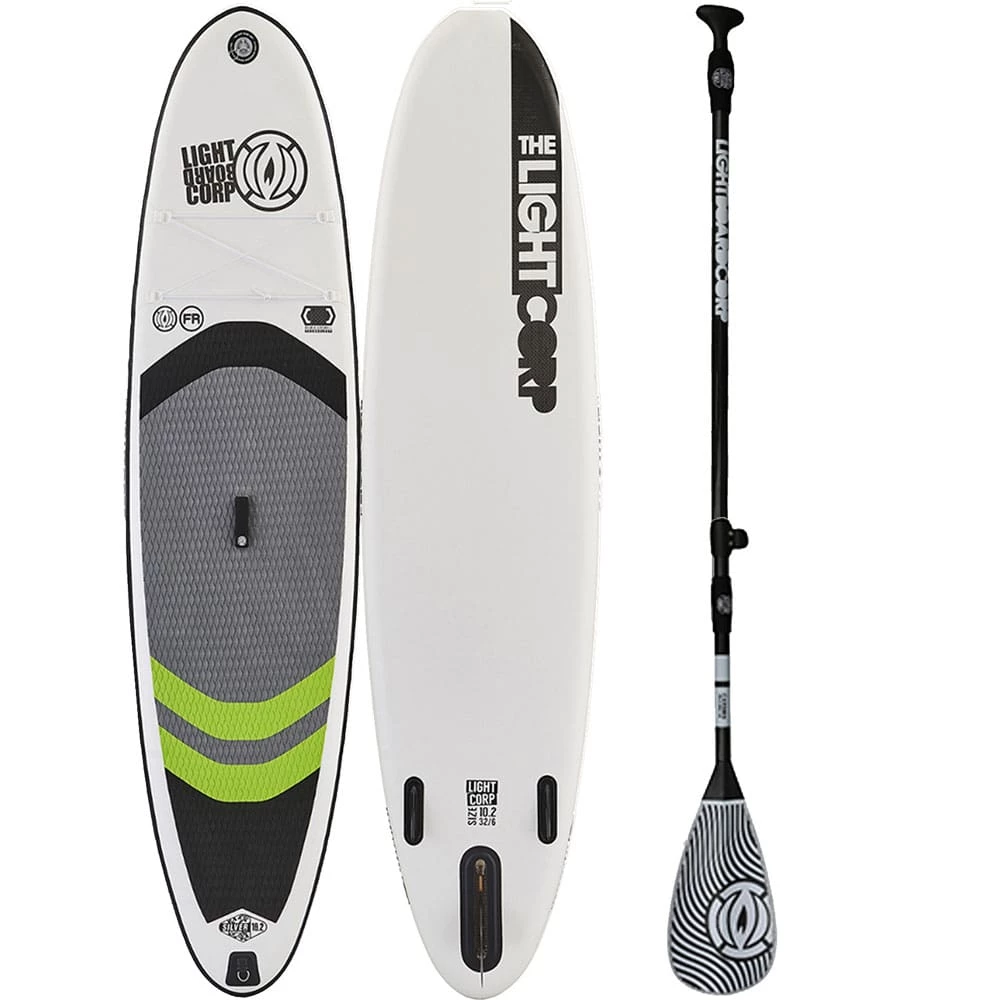 Lightboardcorp RS Allround (Silver Series) 10'2'' Stand Up Paddle Board Set Green Damen, Herren 1 Lightboardcorp RS Allround (Silver Series) 10'2'' Stand Up Paddle Board Set Green Damen, Herren