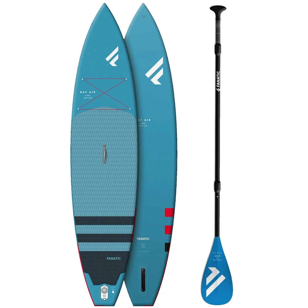 Fanatic Ray Air 11'6'' Package Stand Up Paddle Board Set Blue Damen, Herren 1 Fanatic Ray Air 11'6'' Package Stand Up Paddle Board Set Blue Damen, Herren