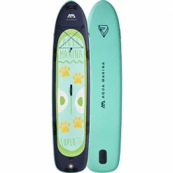 Aqua Marina Super Trip Family 12'2'' Stand Up Paddle Super Board Turquoise/Navy Damen, Herren